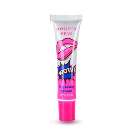 Amazing 6 Colors Peel Off Liquid Lipstick Waterproof Long Lasting Lip Gloss Mask Moisturizer Makeup Tear Pull Lip Lint Cosmetic LadyShow.Store