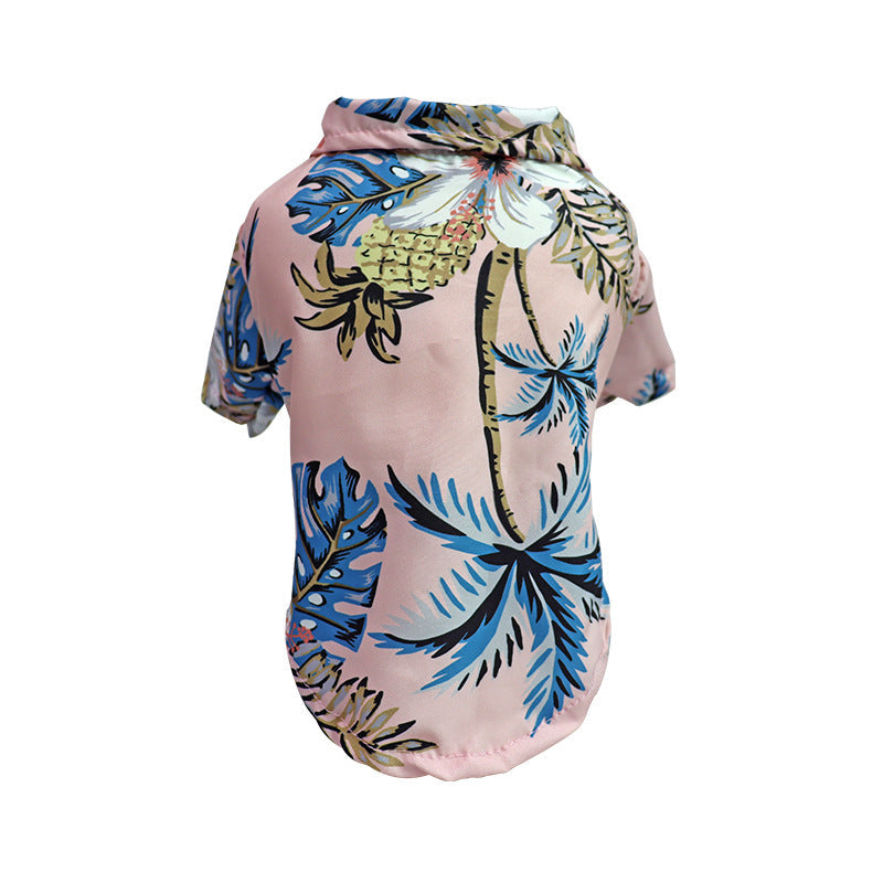 Dog Spring And Summer Thin Shirt Corgi Blue Cat Clothes Pets Fashion