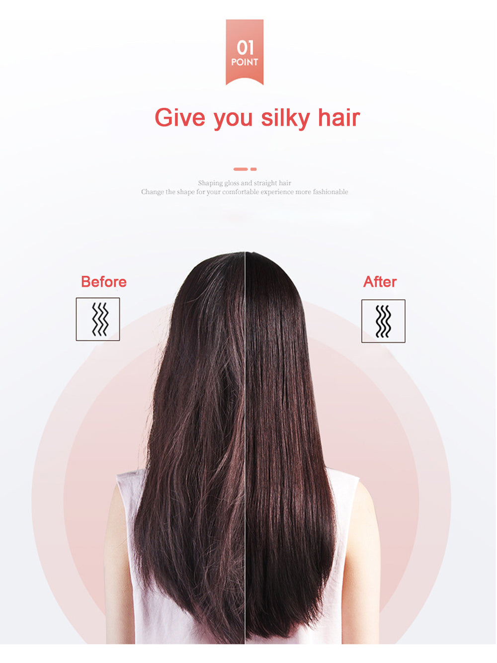 Straightening Brush, Comb, Curling Iron, Straightener LadyShow.Store