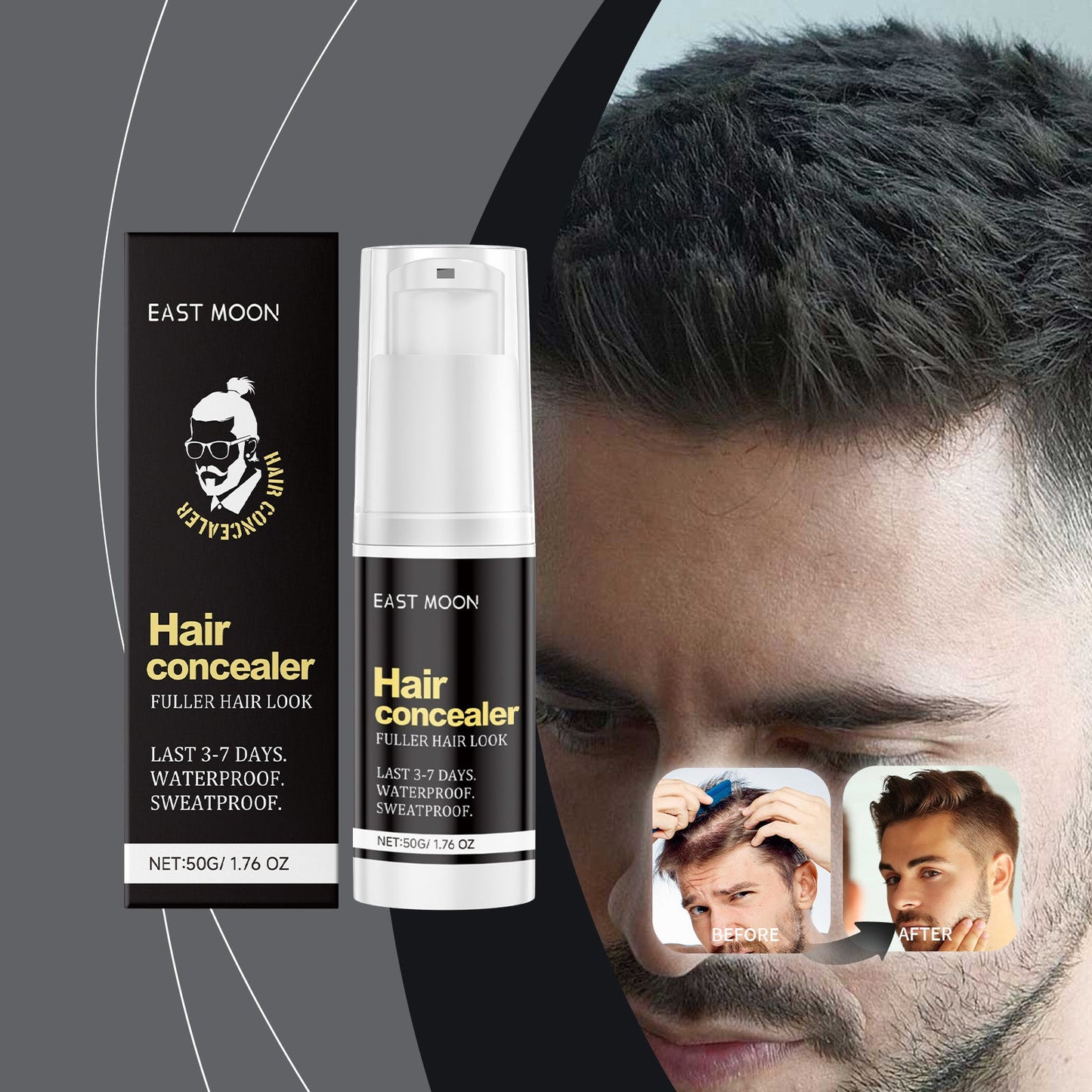 Scalp Concealer Black Tri Light Beauty