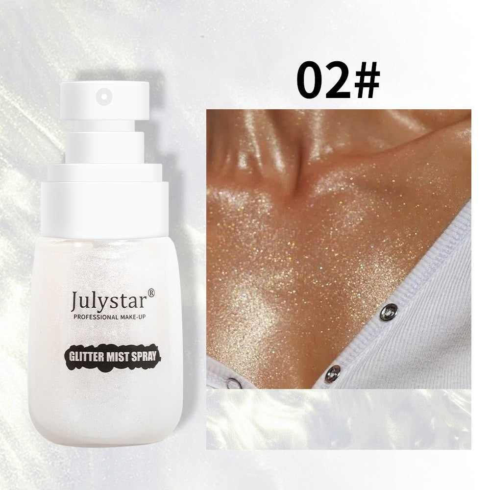Makeup Facial Repair Brightening Face Lift Cream Durable Waterproof And Sweatproof Body Natural Highlight Spray LadyShow.Store