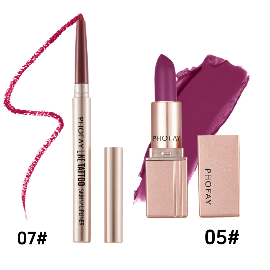 PHOFAY Matte Lipstick LadyShow.Store
