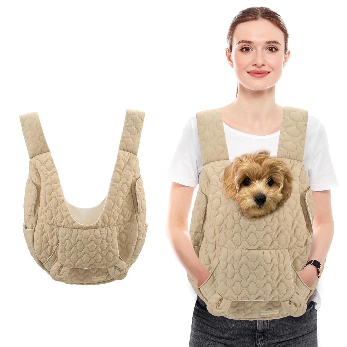 Portable PET Chest Bag Large Capacity Breathable Pets Fashion