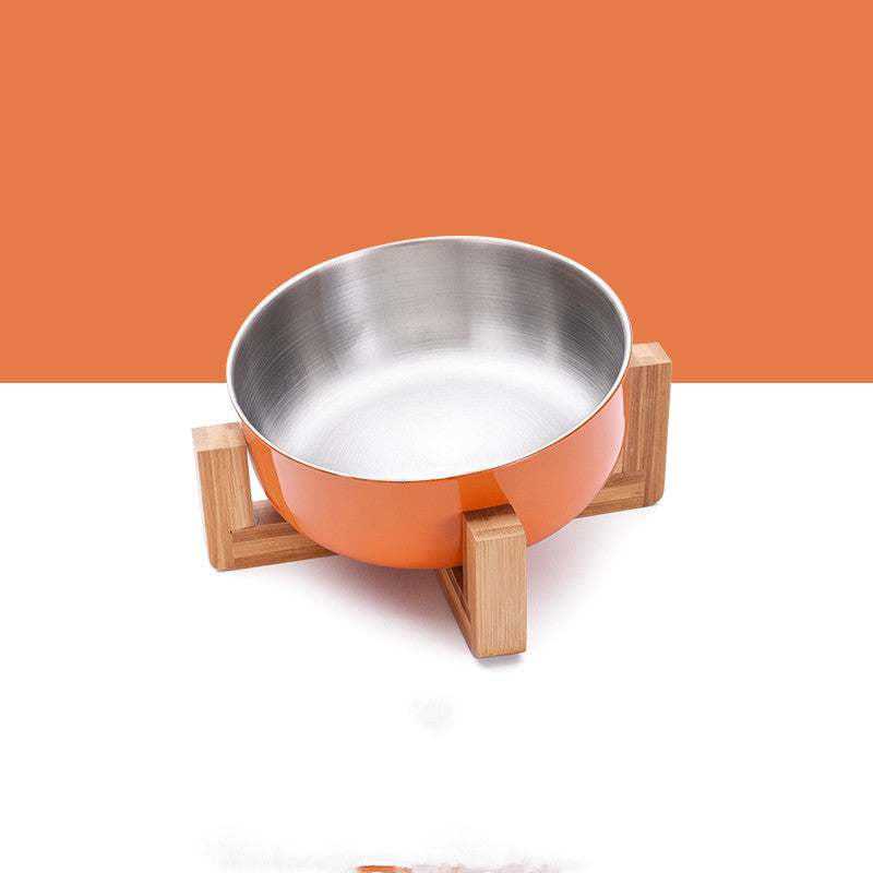 Neck Guard Stainless Steel Pet Bowl Pets Fashion