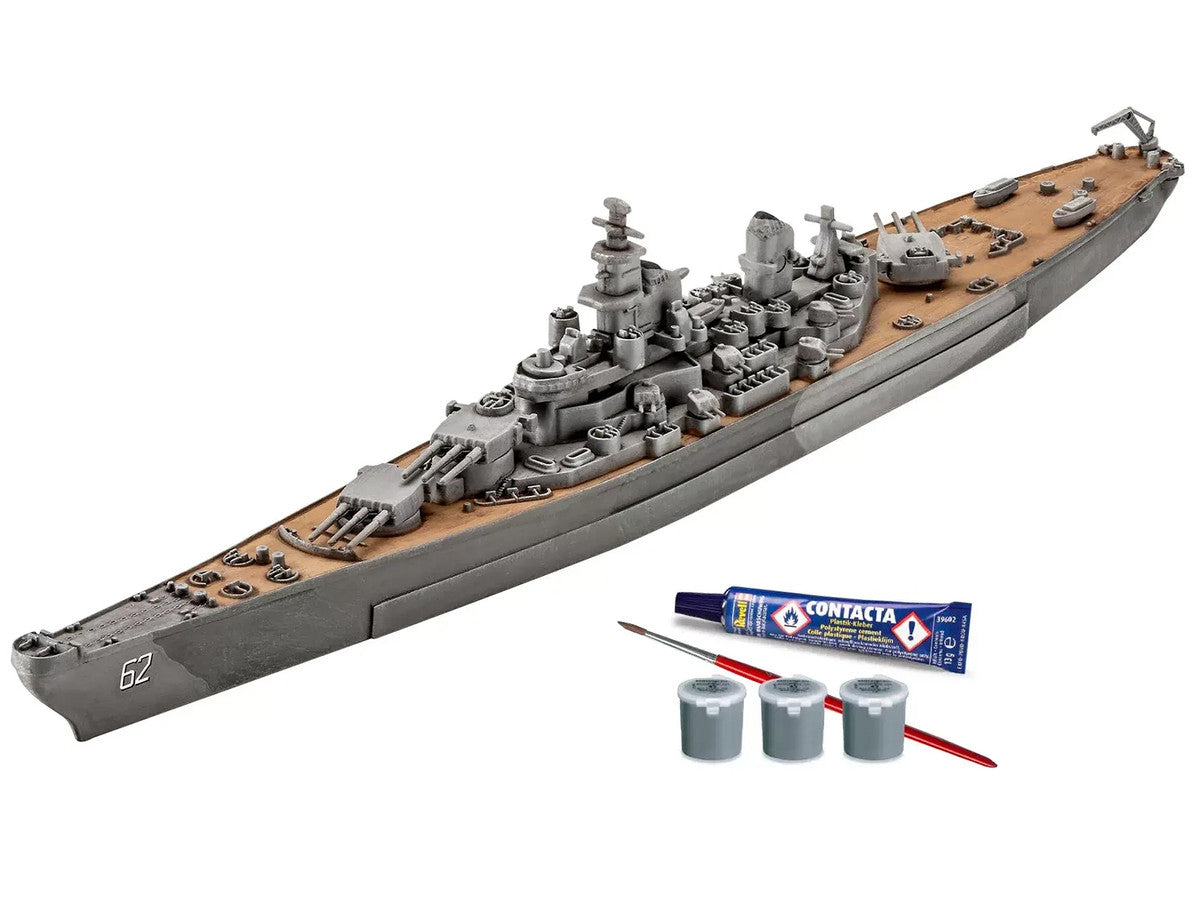 Level 4 Model Kit Battleship U.S.S. New Jersey All-Included Kit 1/1200 Scale Model by Revell LuxuryLifeWay Online Store