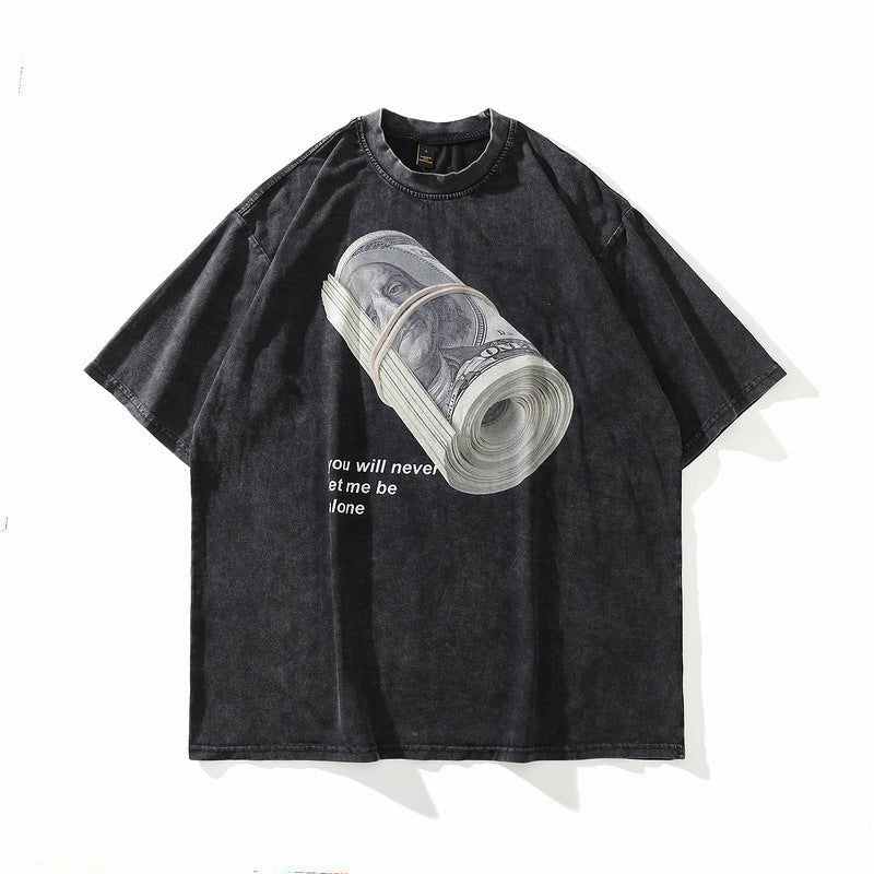 Vintage Streetwear Graffiti T-Shirt for Men Pi-Mart