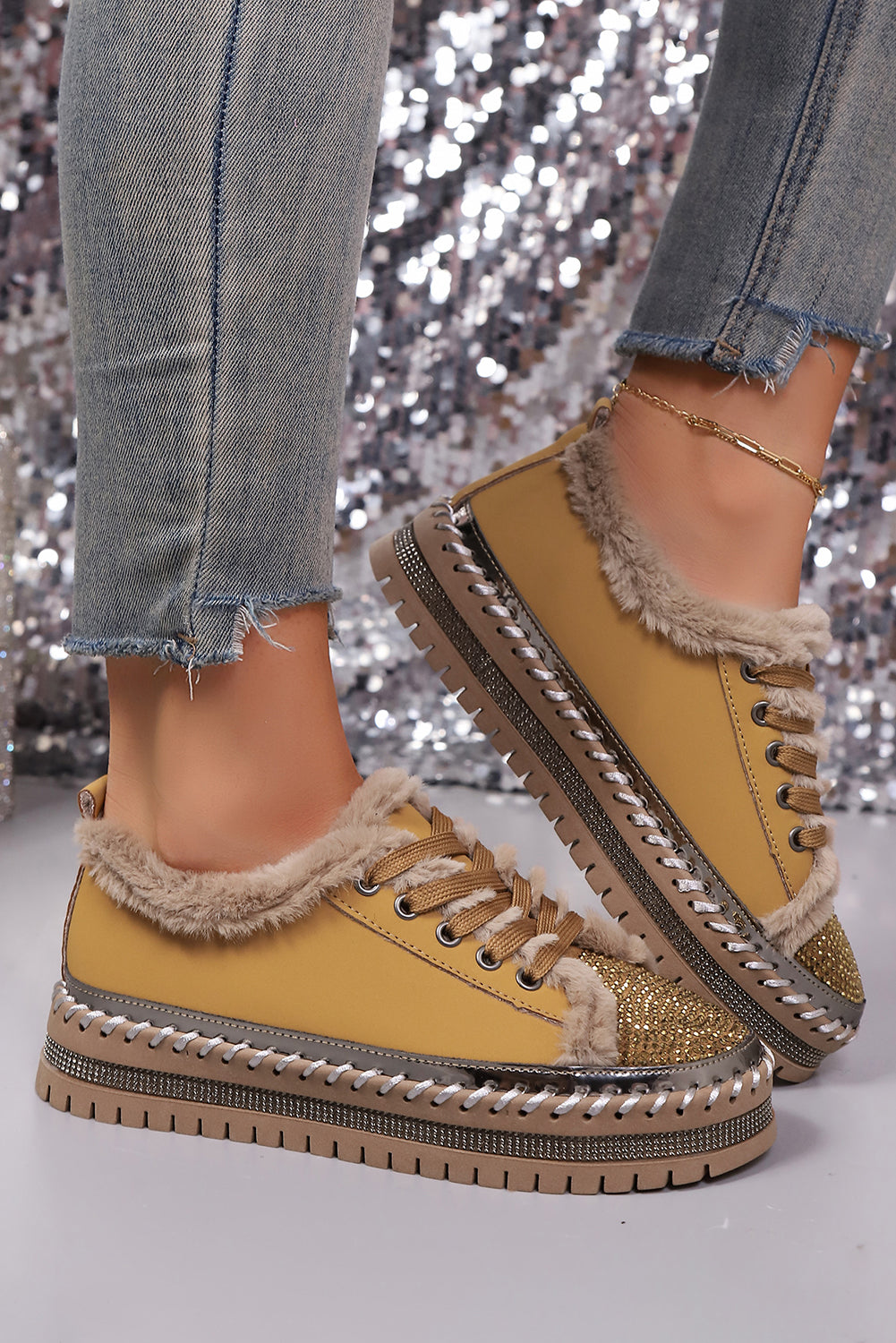 Harper Lace Up Flat Shoes LuxuryLifeWay Online Store