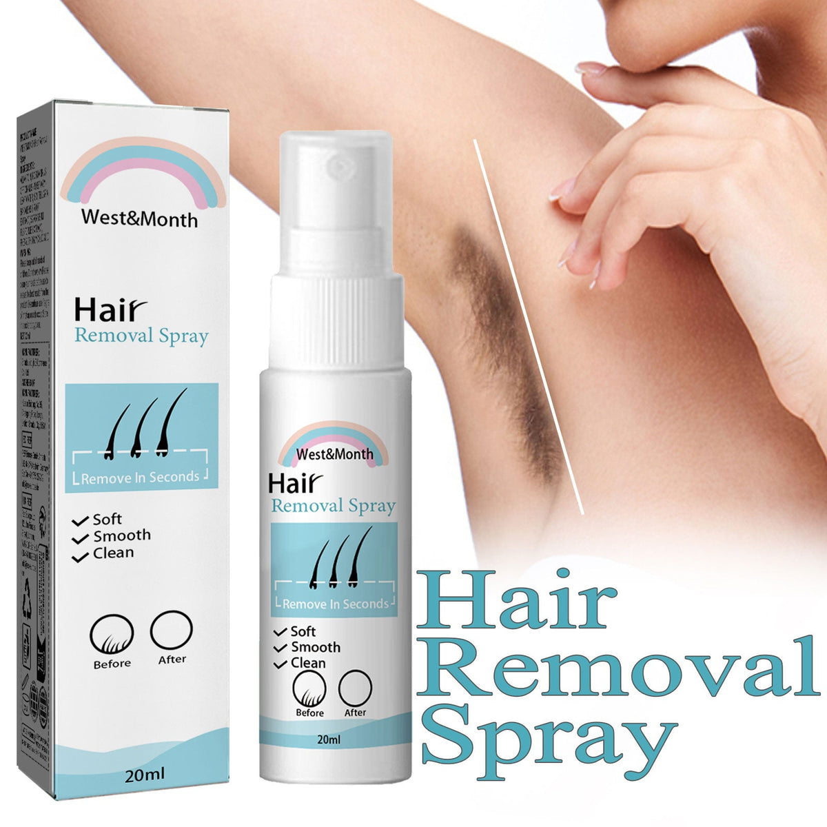 Hair Removal Spray 20ml 1 Box Tri Light Beauty