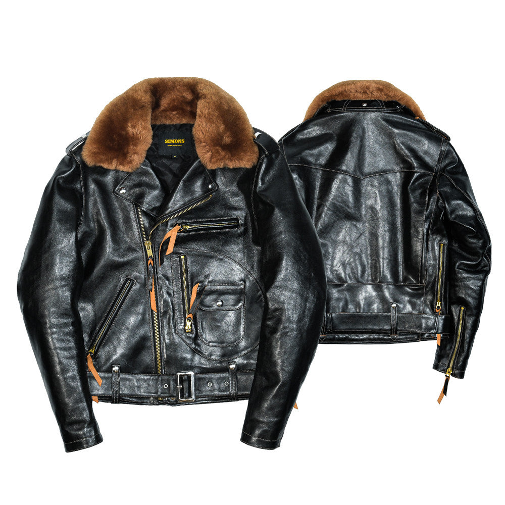 Detachable Fur Collar And Belt Fully Equipped Men's Jacket LuxuryLifeWay Online Store