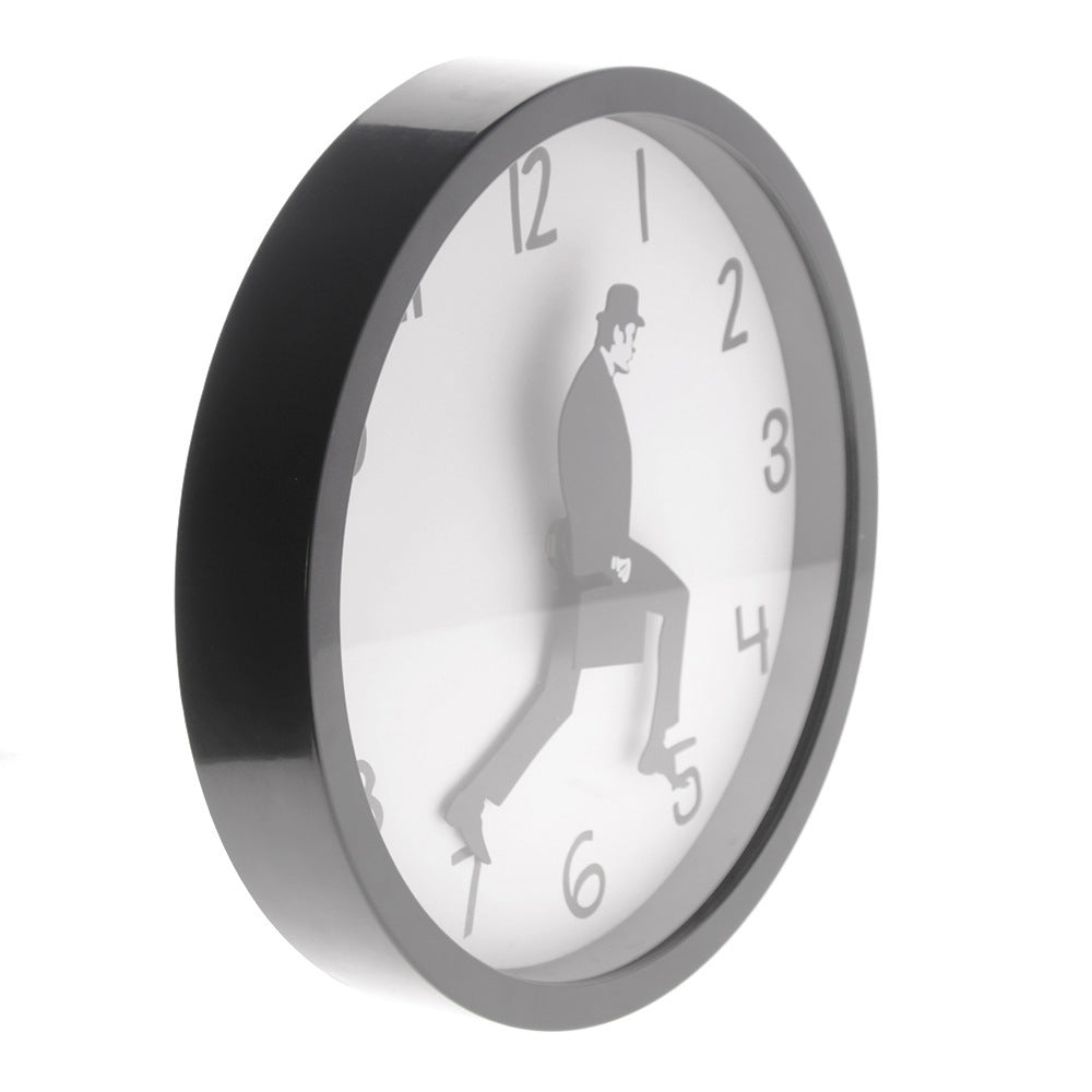 Walking Comedian Funny Wall Clock PearlNestDecor.com