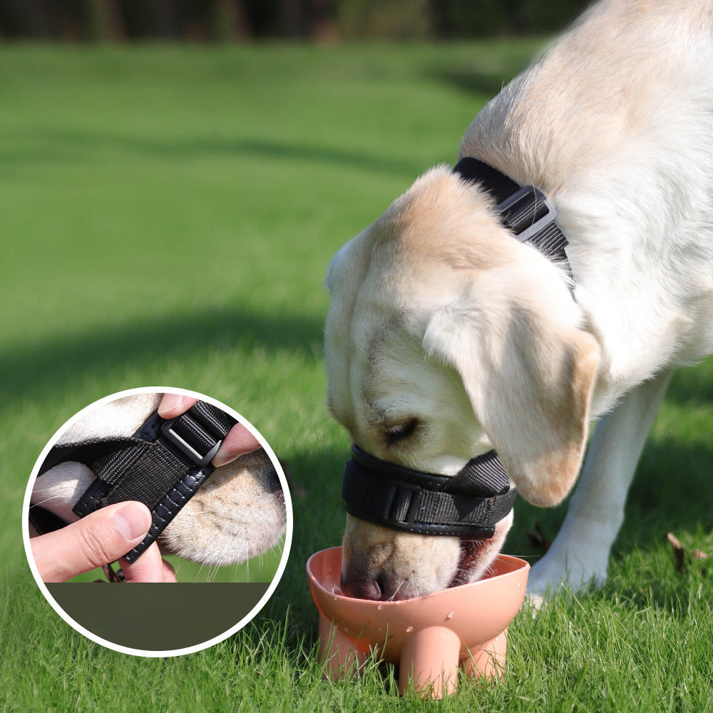 Dog Muzzle Adjustable Anti-bite Anti-barking Dog Muzzle Thickened Soft Foam Anti-feeding Dog Muzzle Pets Fashion