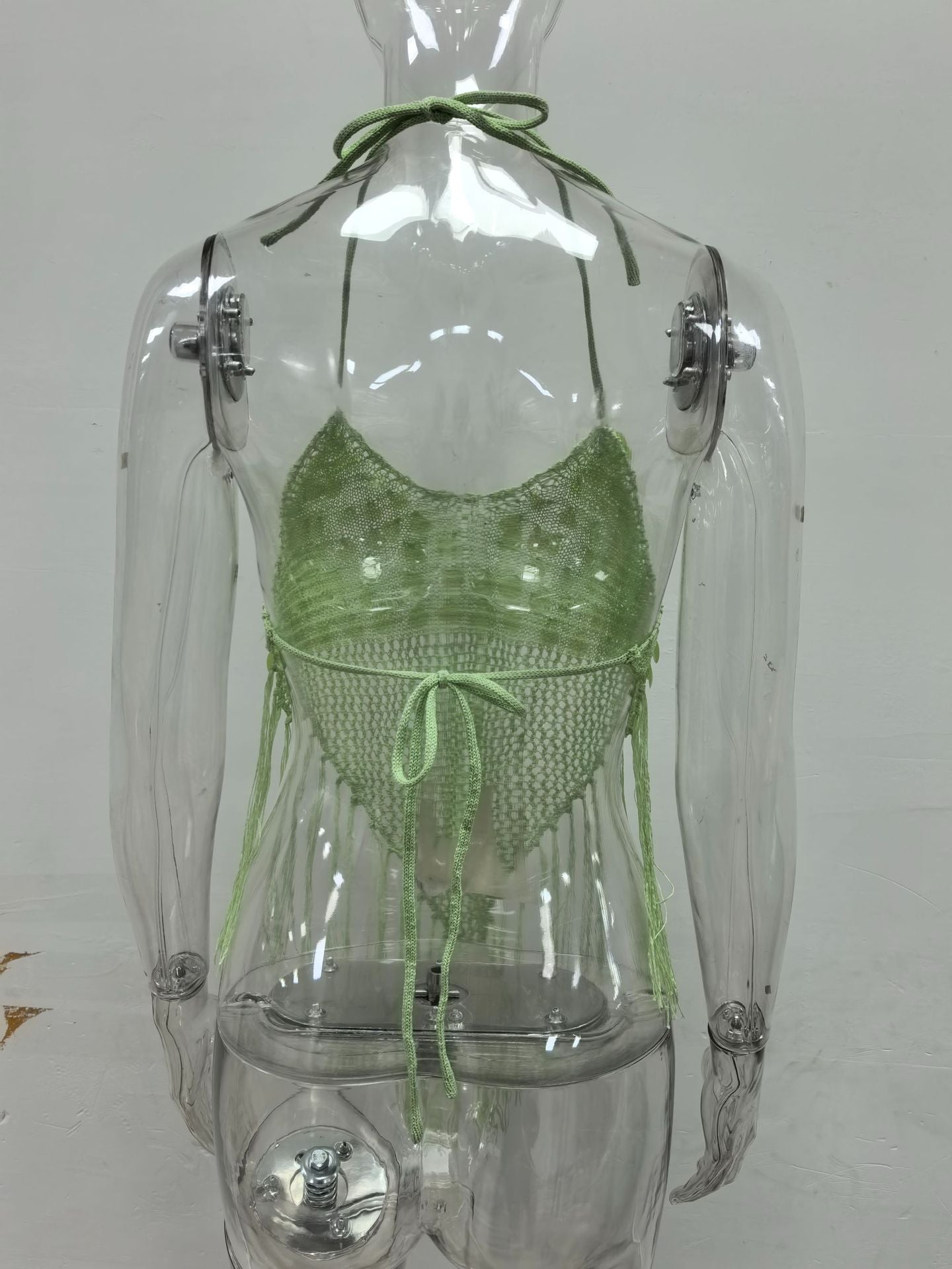 Beach Vacation Sequined Tassel Camisole Top NorixaFashion.com