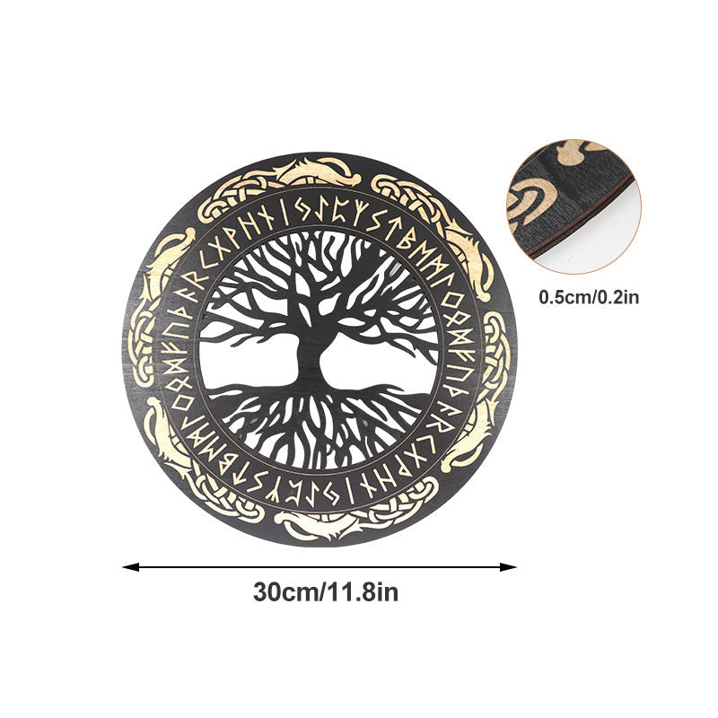 Viking Decor Wooden Wall Art Nordic PearlNestDecor.com