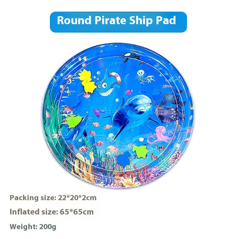 Cartoon Environmentally Friendly Thickened Large Crawling Shot Water Cushion Pets Fashion