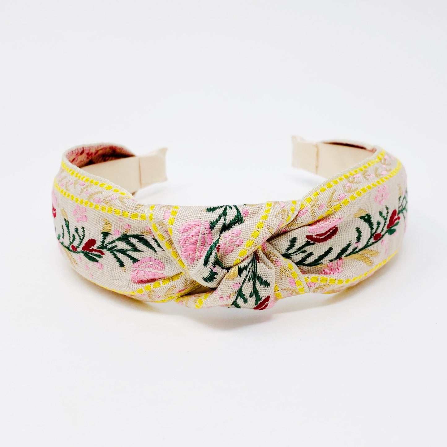 French Floral Embroidered Headband LadyShow.Store