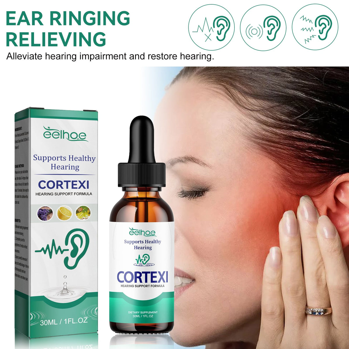 Ear Soothing Drops 30ml Per Bottle Tri Light Beauty
