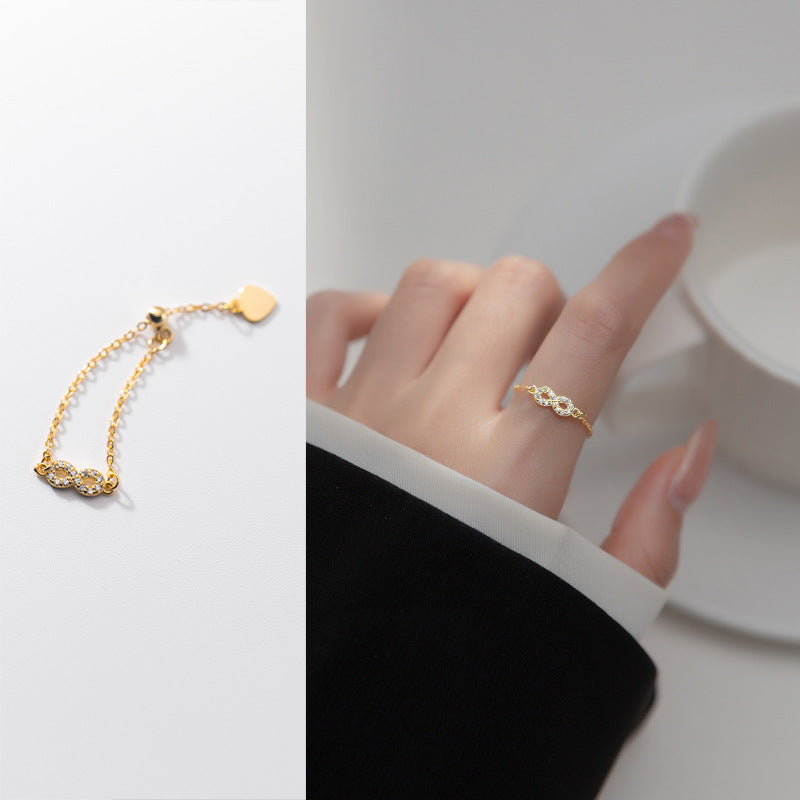 S925 Silver Ring Simple Graceful  Jewelry LadyShow.Store
