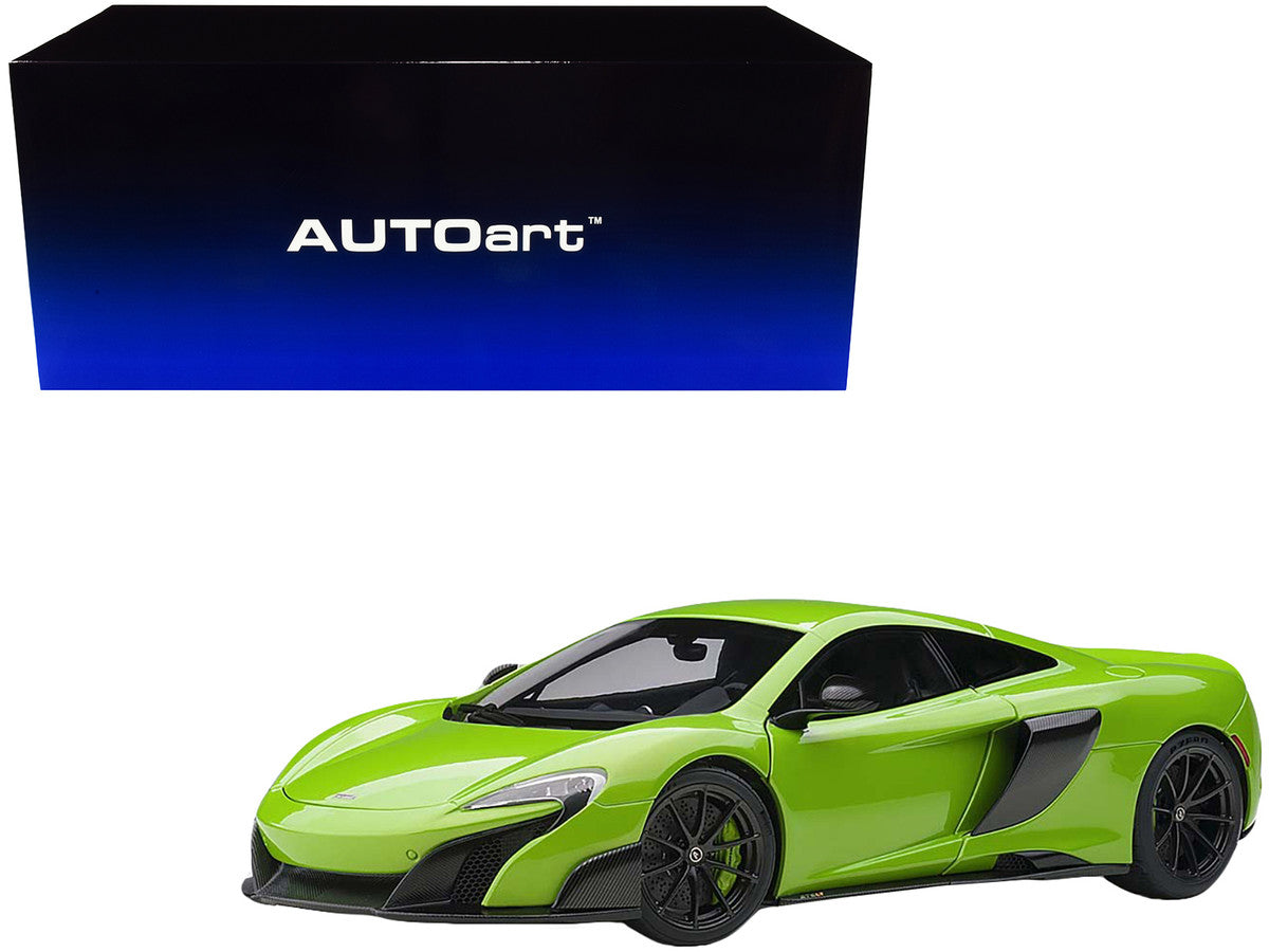 Mclaren 675LT Napier Green with Black Wheels 1/18 Model Car by Autoart LuxuryLifeWay Online Store