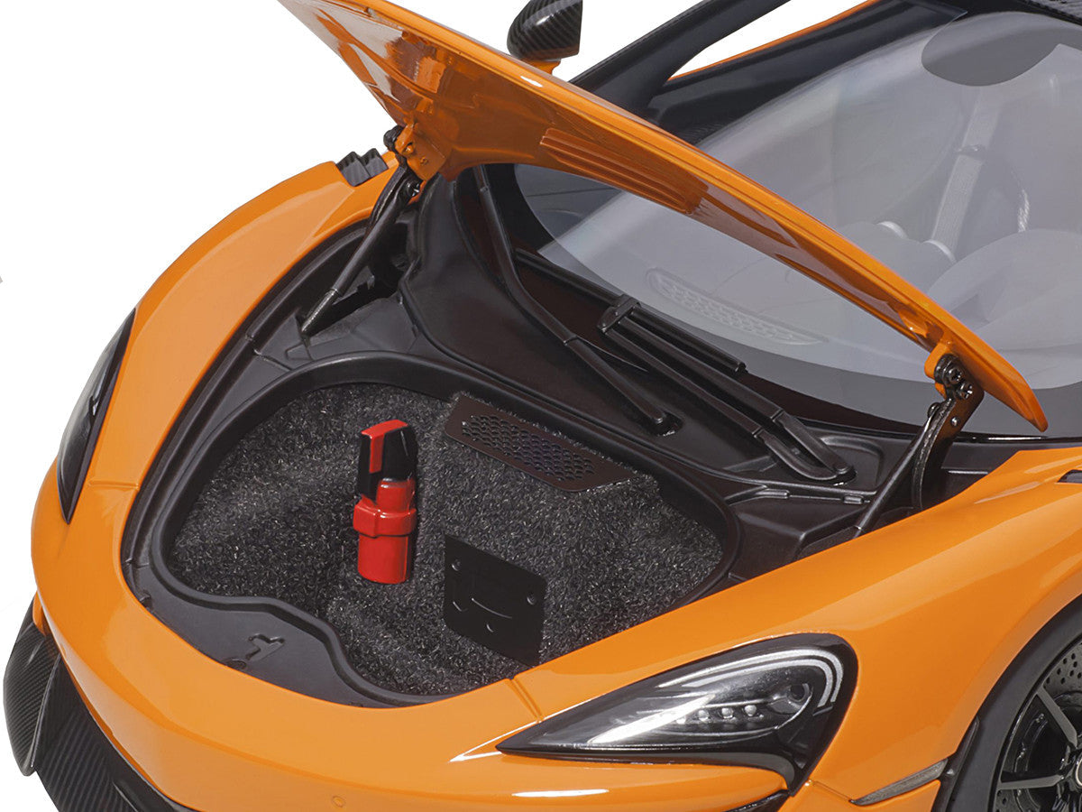 Mclaren 600LT Myan Orange and Carbon 1/18 Model Car by Autoart LuxuryLifeWay Online Store