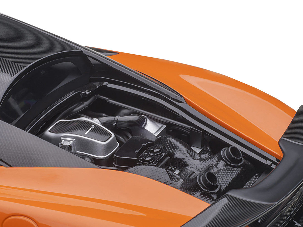 Mclaren 600LT Myan Orange and Carbon 1/18 Model Car by Autoart LuxuryLifeWay Online Store