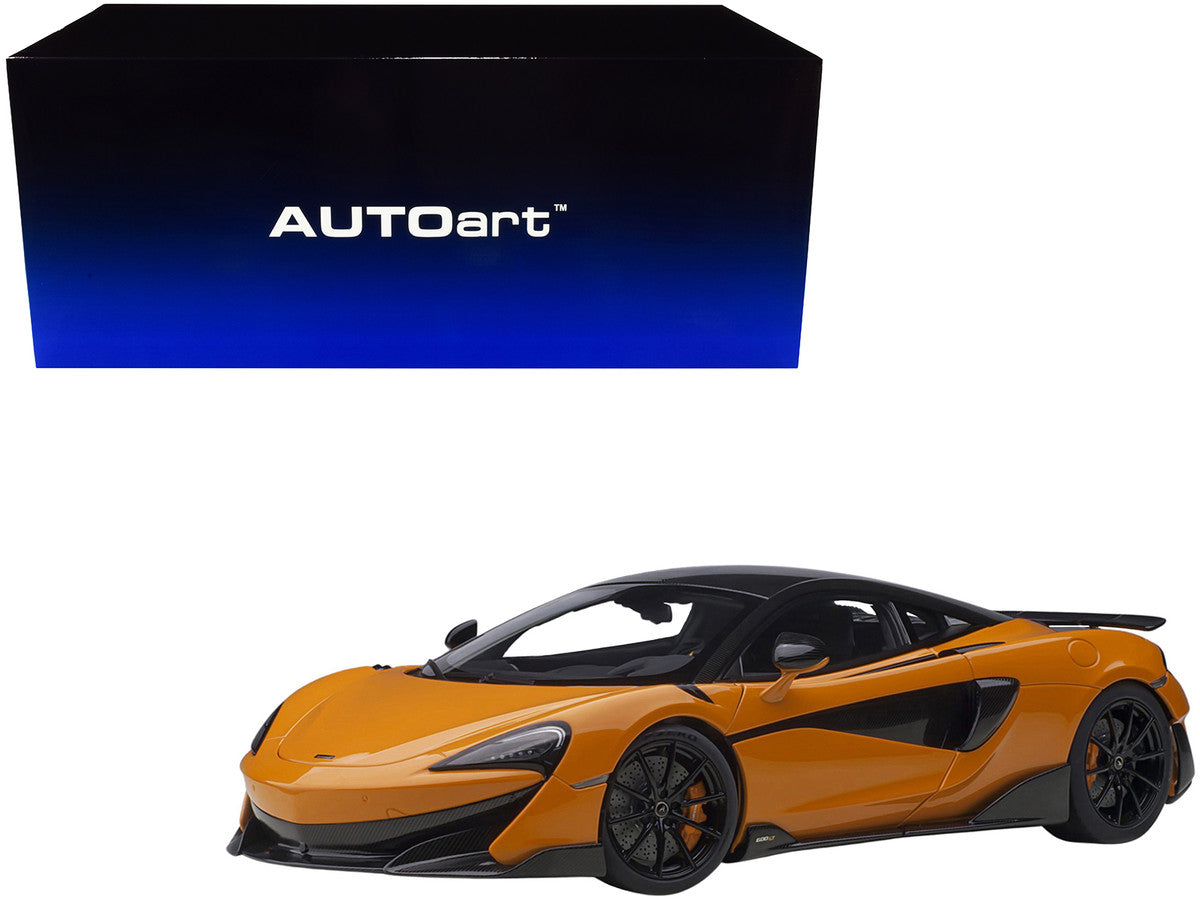 Mclaren 600LT Myan Orange and Carbon 1/18 Model Car by Autoart LuxuryLifeWay Online Store