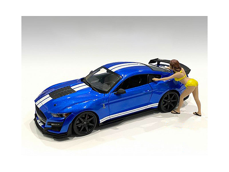 Stephanie Bikini Car Wash Girl Figurine for 1/18 Scale Models by American Diorama LuxuryLifeWay Online Store