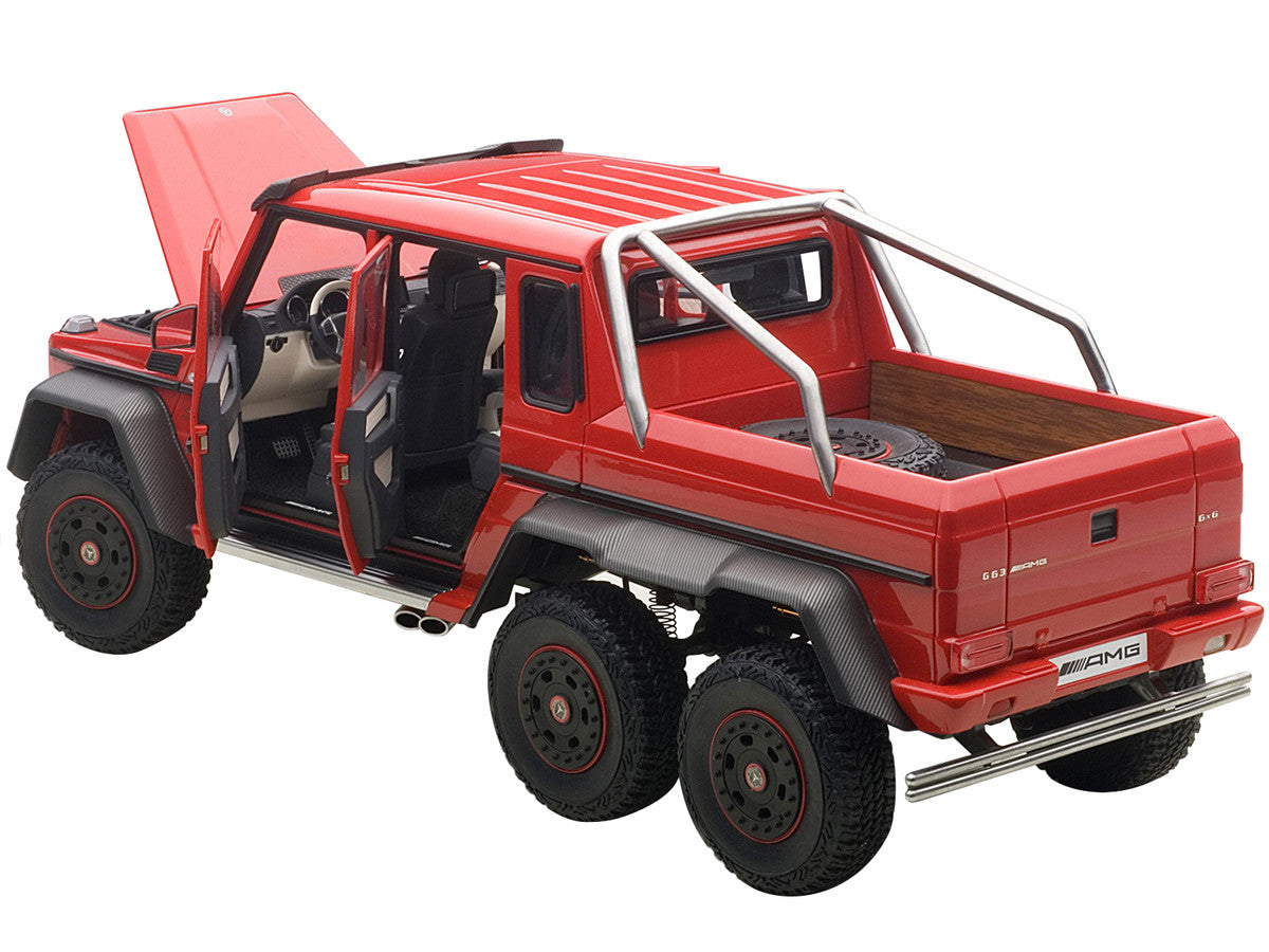 Mercedes G63 AMG 6X6 Red 1/18 Model Car by Autoart LuxuryLifeWay Online Store
