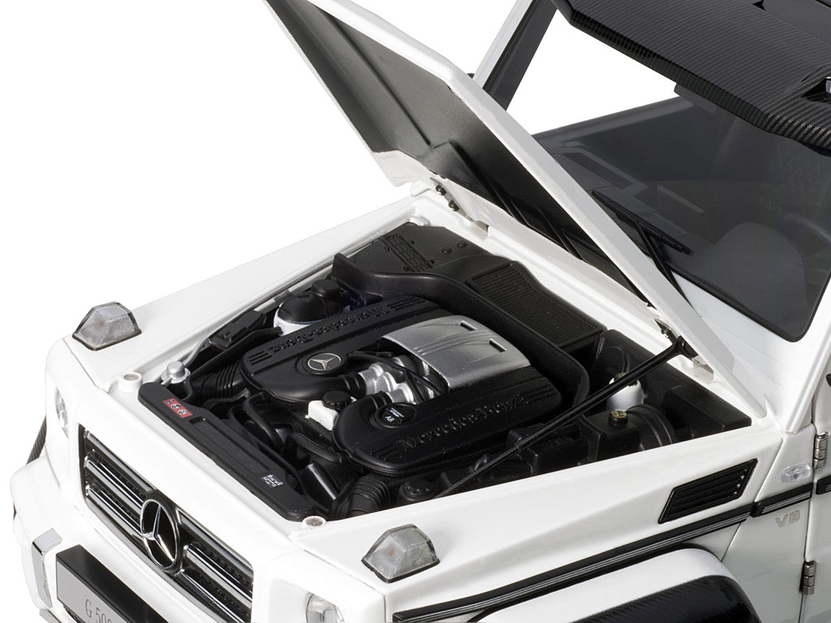 Mercedes Benz G500 4X4 2 Gloss White 1/18 Model Car by Autoart LuxuryLifeWay Online Store