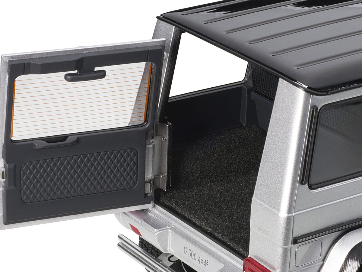 Mercedes Benz G500 4X4 2 Silver 1/18 Model Car by Autoart LuxuryLifeWay Online Store