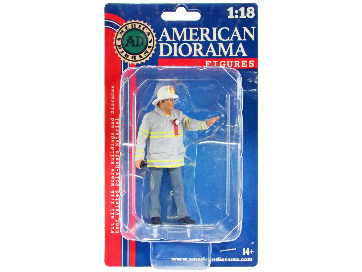 "Firefighters" Fire Captain Figure for 1/18 Scale Models by American Diorama LuxuryLifeWay Online Store