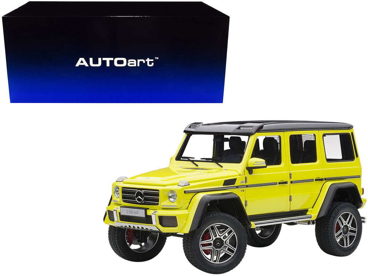 Mercedes Benz G500 4X4 2 Electric Beam/ Yellow 1/18 Model Car by Autoart LuxuryLifeWay Online Store