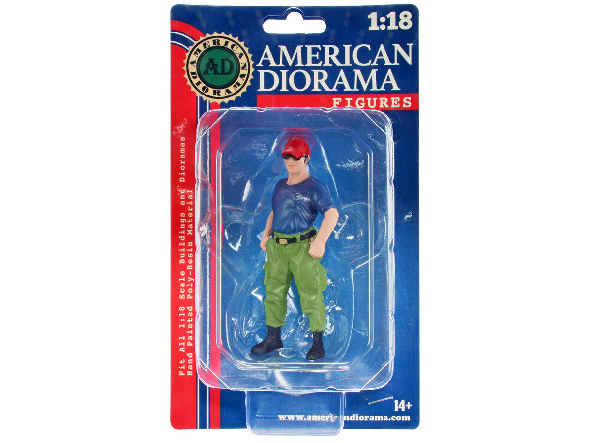 "Firefighters" Off Duty Figure for 1/18 Scale Models by American Diorama LuxuryLifeWay Online Store
