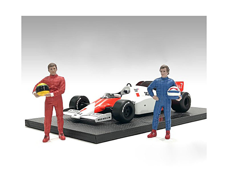 "Racing Legends" 80's Set of 2 Diecast Figures for 1/43 Scale Models by American Diorama LuxuryLifeWay Online Store