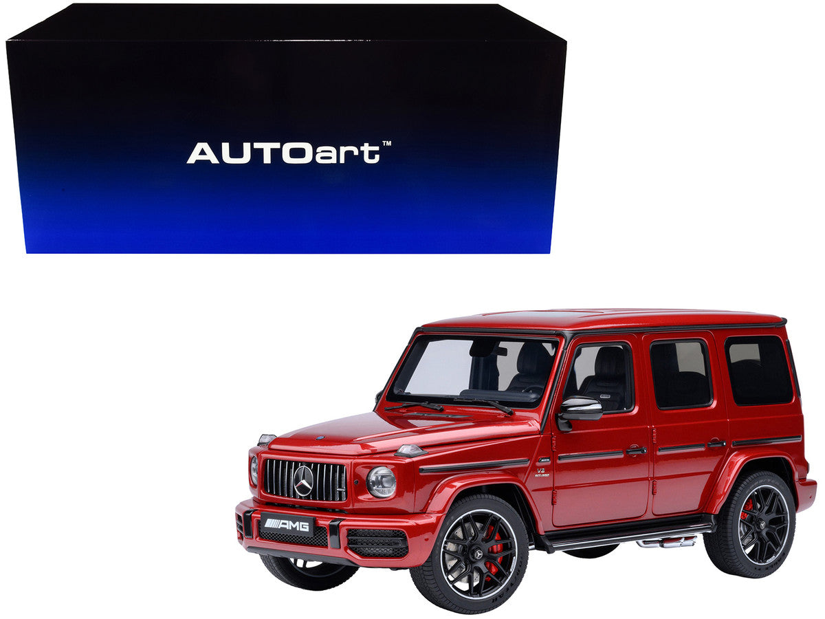 2019 Mercedes-Benz AMG G63 Cardinal Red Metallic 1/18 Model Car by Autoart LuxuryLifeWay Online Store