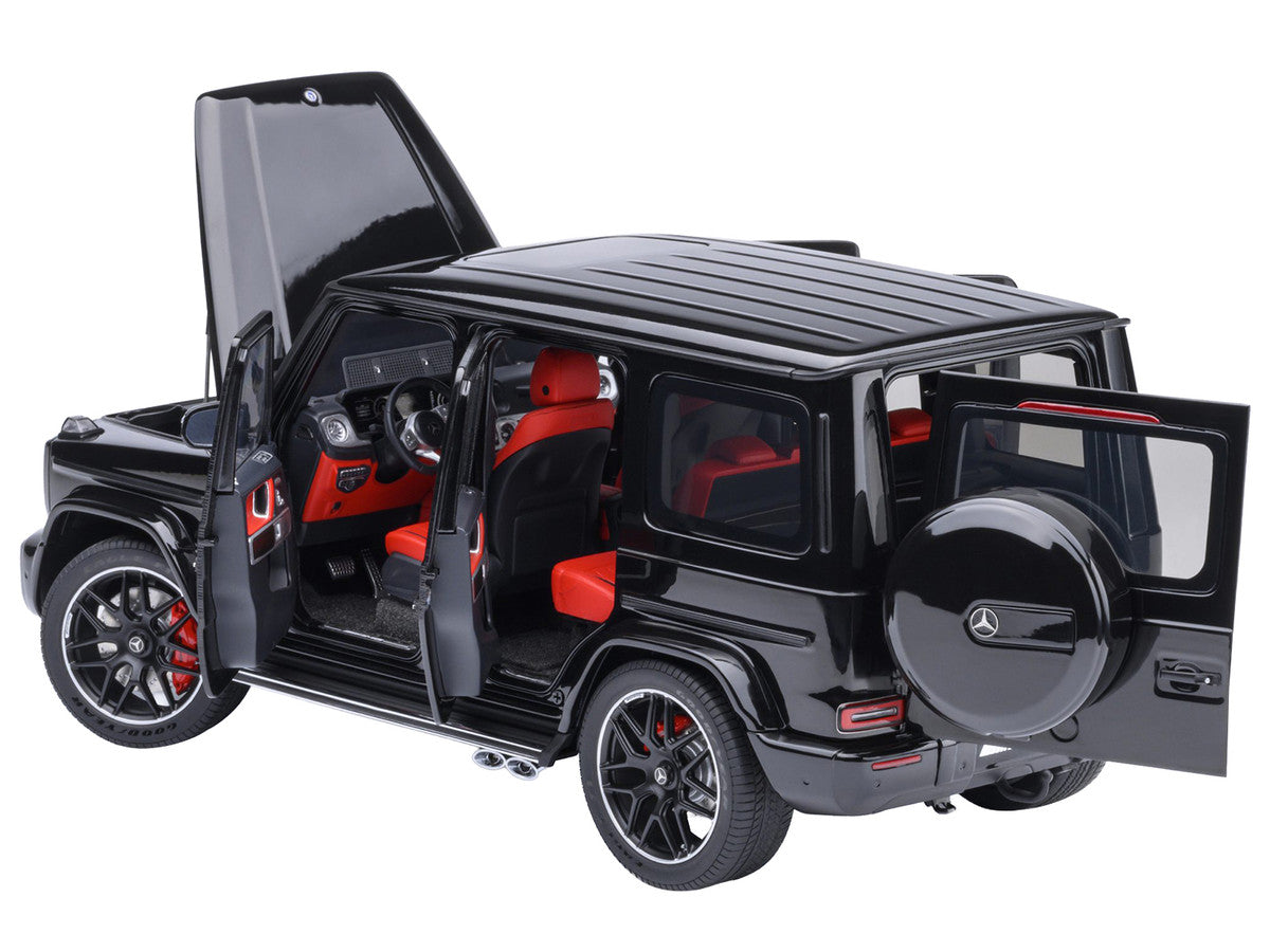 2019 Mercedes-Benz AMG G63 Black with Red Interior 1/18 Model Car by Autoart LuxuryLifeWay Online Store