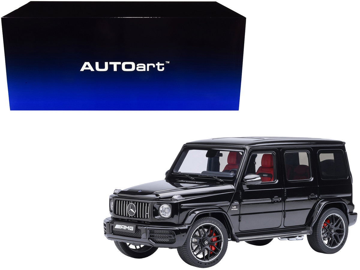 2019 Mercedes-Benz AMG G63 Black with Red Interior 1/18 Model Car by Autoart LuxuryLifeWay Online Store