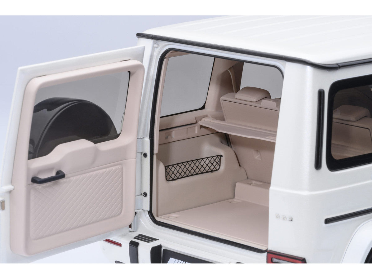 2019 Mercedes-Benz AMG G63 Brilliant White Metallic 1/18 Model Car by Autoart LuxuryLifeWay Online Store