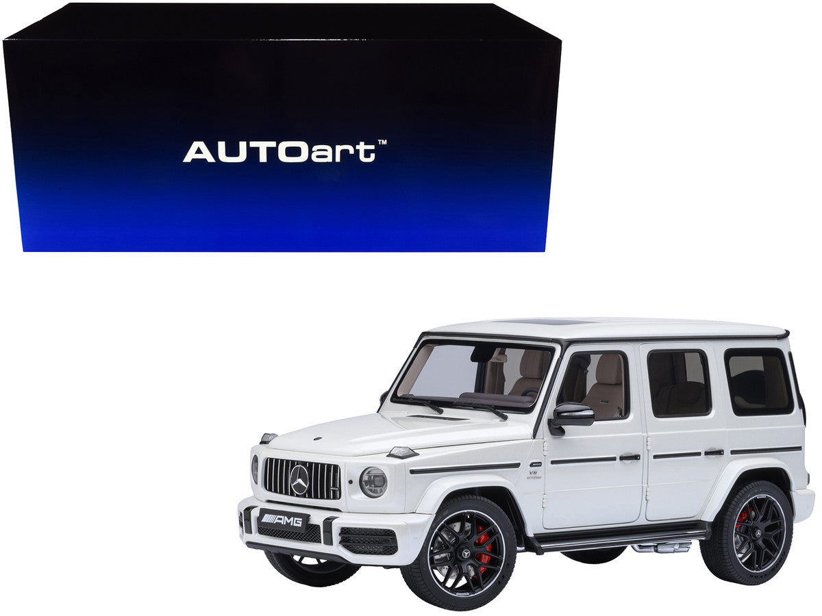 2019 Mercedes-Benz AMG G63 Brilliant White Metallic 1/18 Model Car by Autoart LuxuryLifeWay Online Store