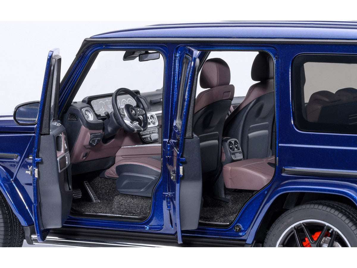 2019 Mercedes-Benz AMG G63 Brilliant Blue Metallic 1/18 Model Car by Autoart LuxuryLifeWay Online Store