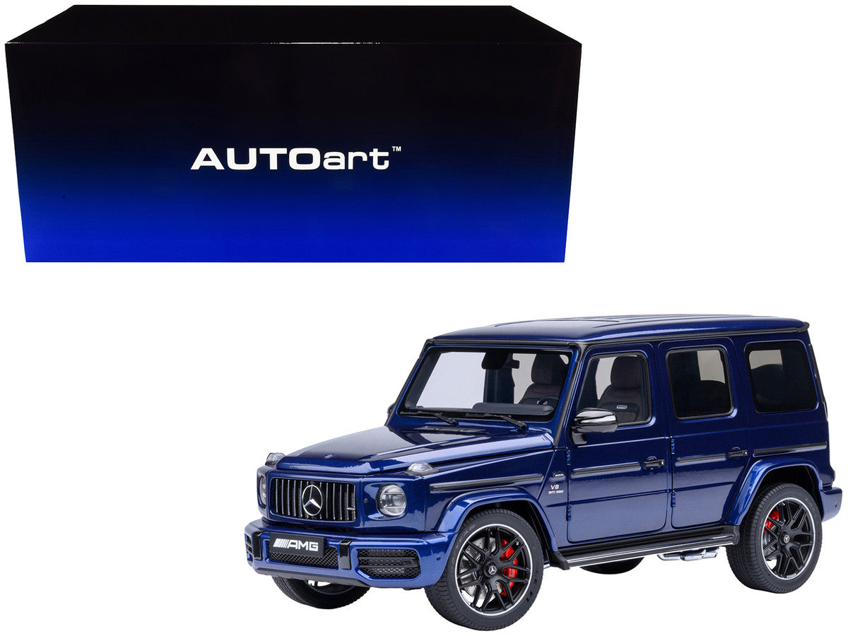 2019 Mercedes-Benz AMG G63 Brilliant Blue Metallic 1/18 Model Car by Autoart LuxuryLifeWay Online Store