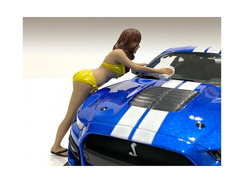 Stephanie Bikini Car Wash Girl Figurine for 1/18 Scale Models by American Diorama LuxuryLifeWay Online Store