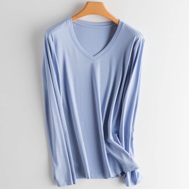 Long-Sleeved Round Neck Autumn T-Shirt Pi-Mart