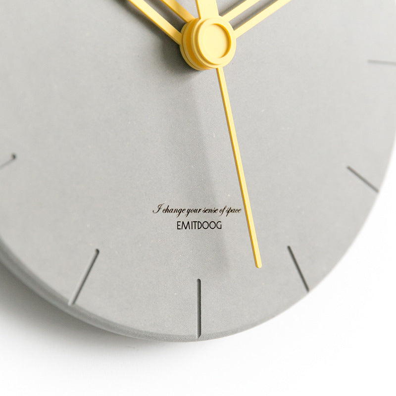 Simple creative wall clock PearlNestDecor.com