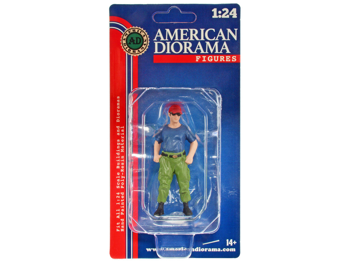 "Firefighters" Off Duty Figure for 1/24 Scale Models by American Diorama LuxuryLifeWay Online Store
