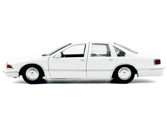 1993 Chevrolet Caprice Police Car Unmarked White "Custom Builder's Kit" Series 1/24 Diecast Model Car by Motormax LuxuryLifeWay Online Store
