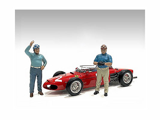 "Racing Legends" 50's Set of 2 Diecast Figures for 1/43 Scale Models by American Diorama LuxuryLifeWay Online Store