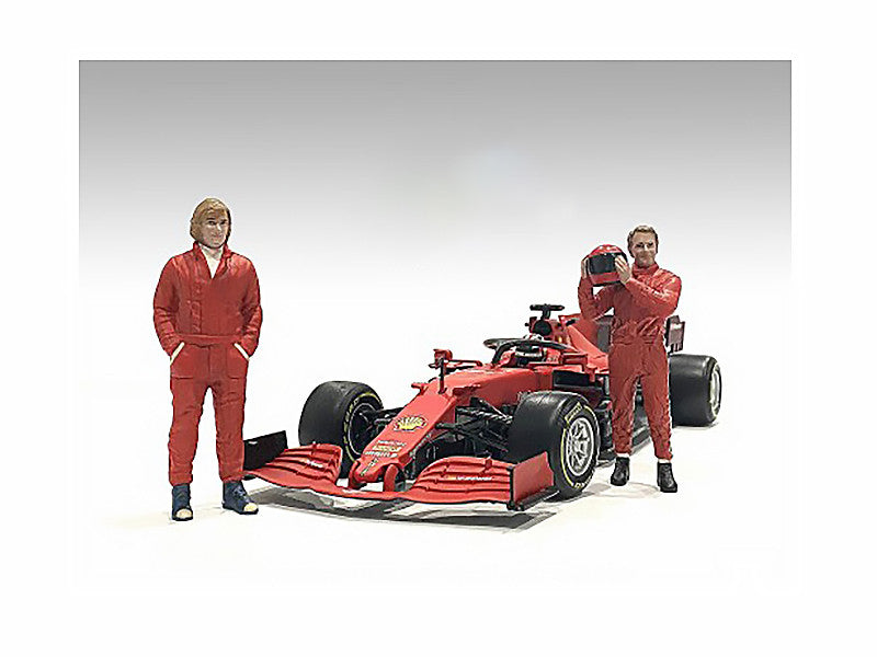 "Racing Legends" 70's Set of 2 Diecast Figures for 1/43 Scale Models by American Diorama LuxuryLifeWay Online Store