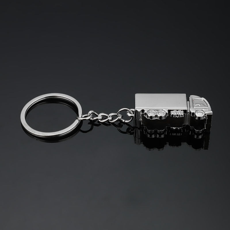 Creative Three-dimensional Truck Model Metal Keychains Car Advertising Pendant Accessories LadyShow.Store