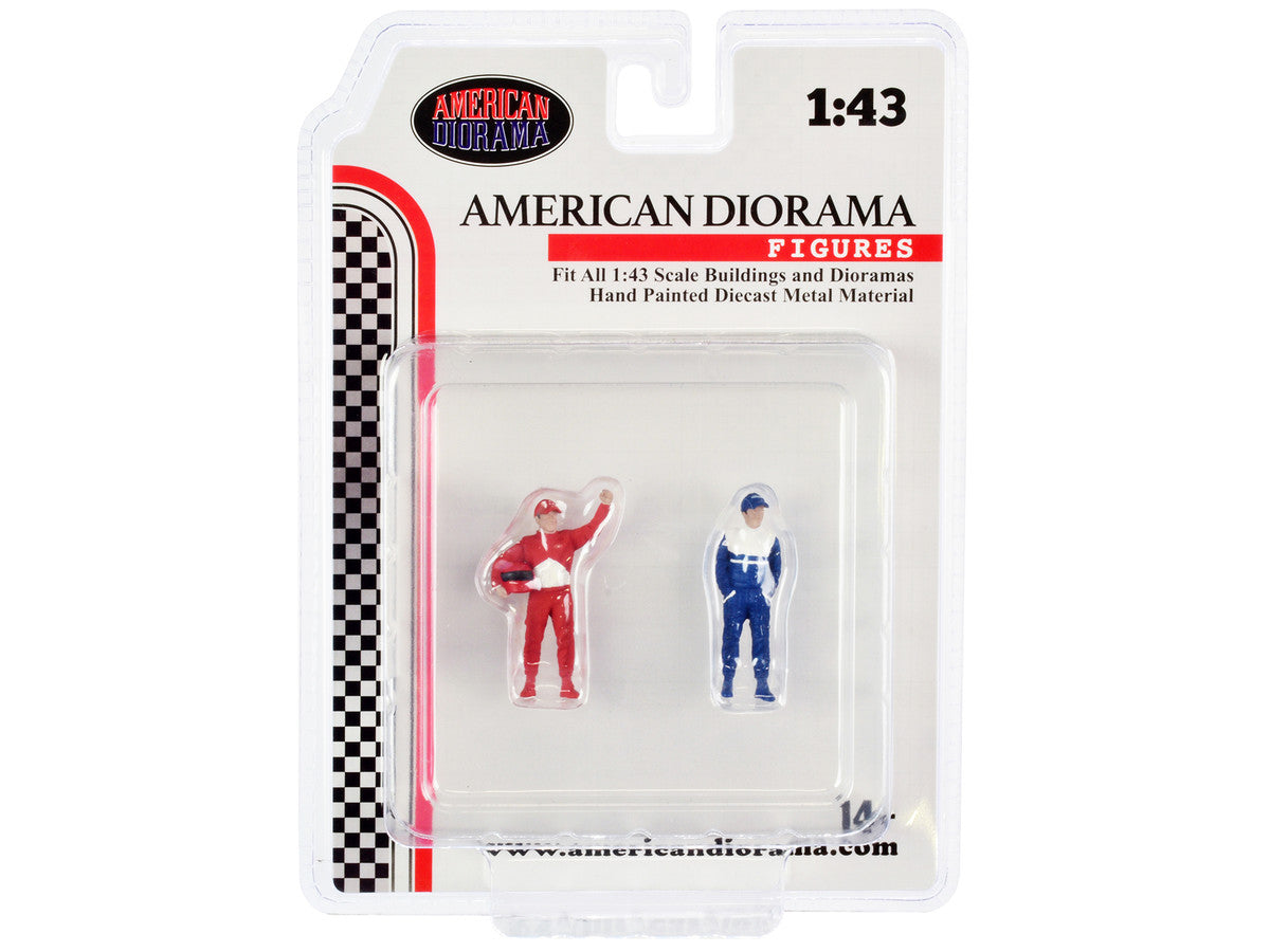 "Racing Legends" 90's Set of 2 Diecast Figures for 1/43 Scale Models by American Diorama LuxuryLifeWay Online Store