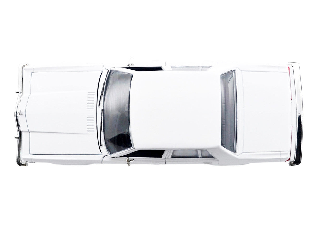 1986 Dodge Diplomat Police Car Unmarked White "Custom Builder's Kit" Series 1/24 Diecast Model Car by Motormax LuxuryLifeWay Online Store